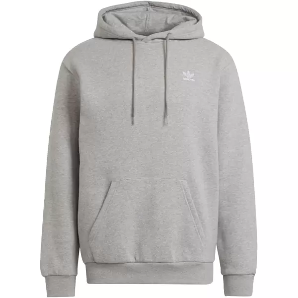 imageadidas Originals Mens Adicolor Essentials Trefoil HoodieMedium Grey Heather