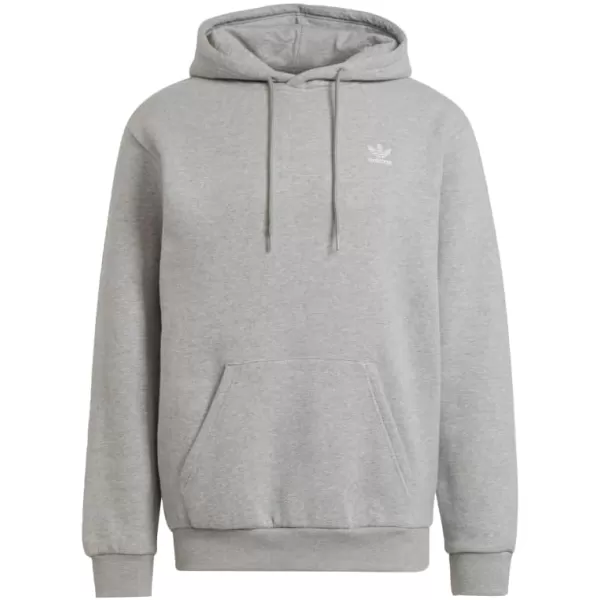 imageadidas Originals Mens Adicolor Essentials Trefoil HoodieMedium Grey Heather