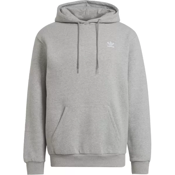 imageadidas Originals Mens Adicolor Essentials Trefoil HoodieMedium Grey Heather