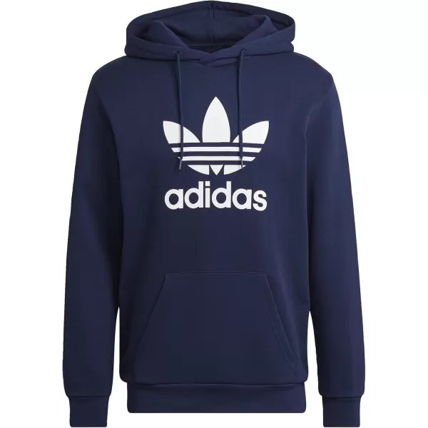 imageadidas Originals Mens Adicolor Essentials Trefoil HoodieNight Indigo 2022