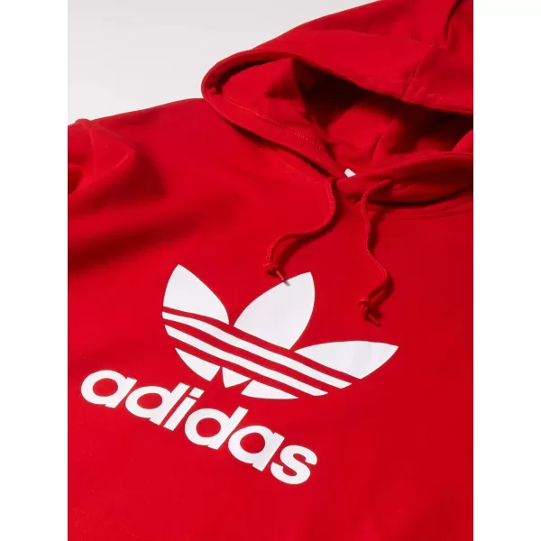 imageadidas Originals Mens Adicolor Essentials Trefoil HoodieScarlet