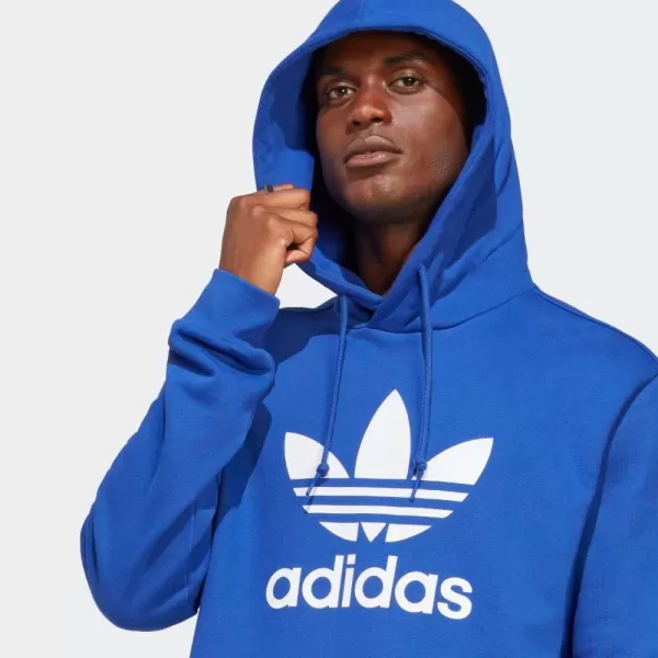 imageadidas Originals Mens Adicolor Essentials Trefoil HoodieSemi Lucid Blue