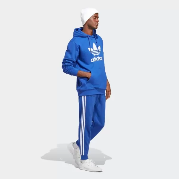 imageadidas Originals Mens Adicolor Essentials Trefoil HoodieSemi Lucid Blue