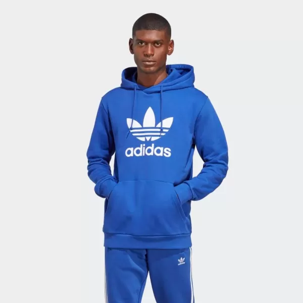 imageadidas Originals Mens Adicolor Essentials Trefoil HoodieSemi Lucid Blue