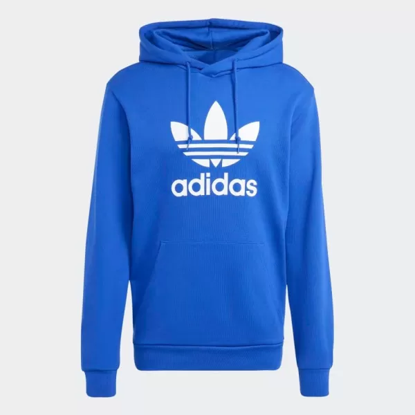 imageadidas Originals Mens Adicolor Essentials Trefoil HoodieSemi Lucid Blue