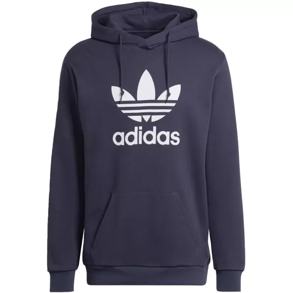 imageadidas Originals Mens Adicolor Essentials Trefoil HoodieShadow NavyWhite