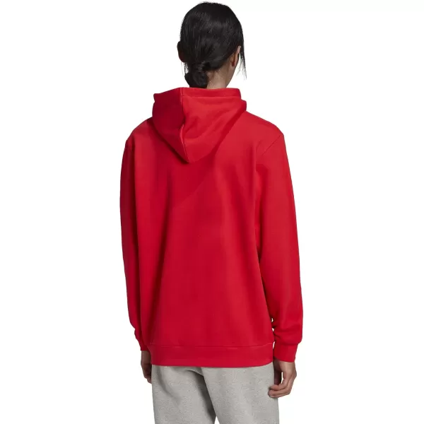 imageadidas Originals Mens Adicolor Essentials Trefoil HoodieVivid RedWhite