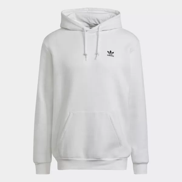 imageadidas Originals Mens Adicolor Essentials Trefoil HoodieWhite