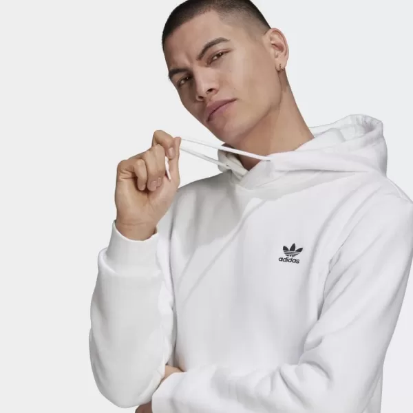 imageadidas Originals Mens Adicolor Essentials Trefoil HoodieWhite