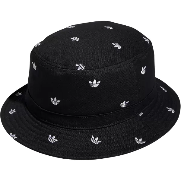 imageadidas Originals Unisex Adult Washed Bucket HatBlackWhiteAop