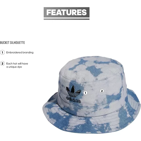 imageadidas Originals Unisex Adult Washed Bucket HatMediumblue