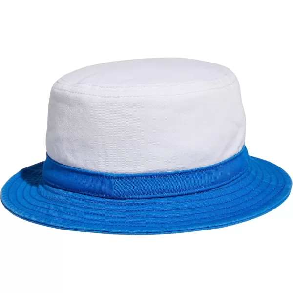 imageadidas Originals Unisex Adult Washed Bucket HatWhiteBluebirdBluebird