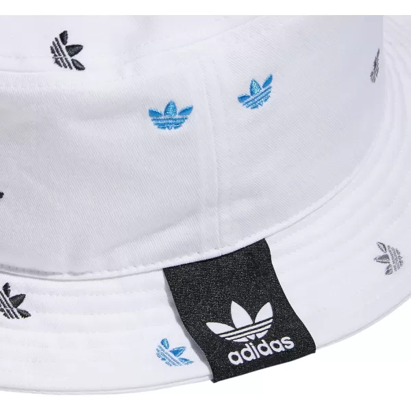 imageadidas Originals Unisex Adult Washed Bucket HatWhitePulse BlueVivid Red