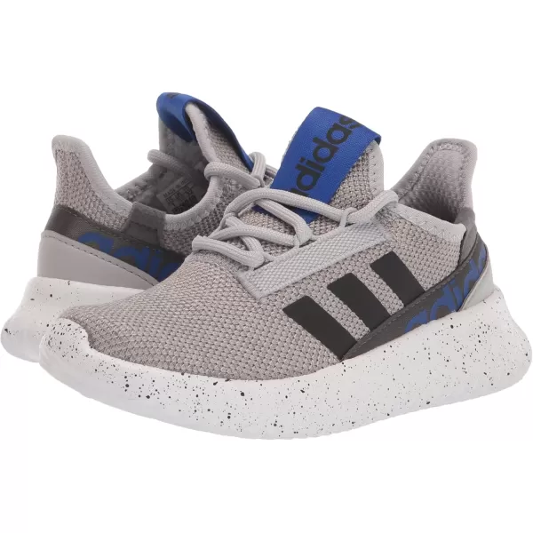 adidas UnisexChild Kaptir 20 Little Big Kid Running ShoesGreyBlackLucid Blue