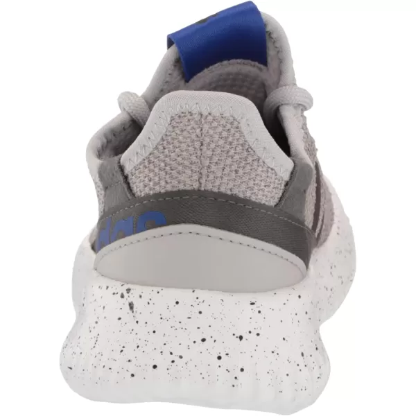 adidas UnisexChild Kaptir 20 Little Big Kid Running ShoesGreyBlackLucid Blue