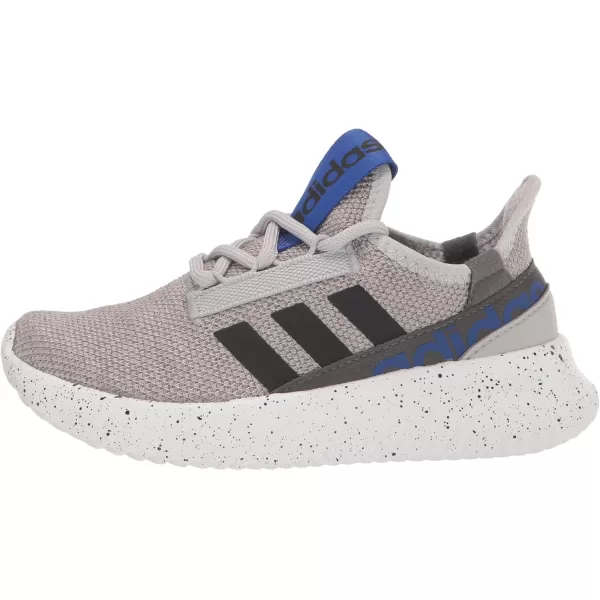 adidas UnisexChild Kaptir 20 Little Big Kid Running ShoesGreyBlackLucid Blue