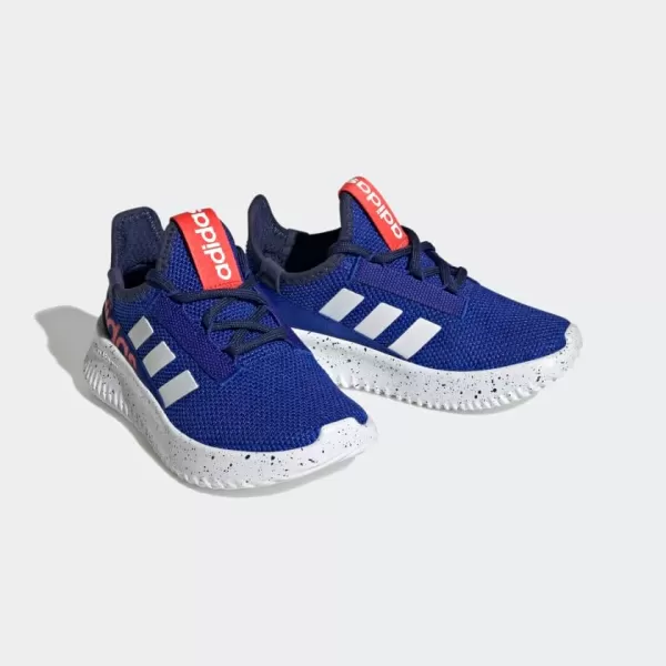 adidas UnisexChild Kaptir 20 Little Big Kid Running ShoesLucid BlueWhiteDark Blue