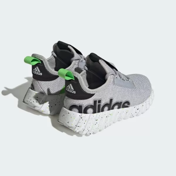 adidas UnisexChild Kaptir 30 Shoes SneakerGreyLucid LimeBlack