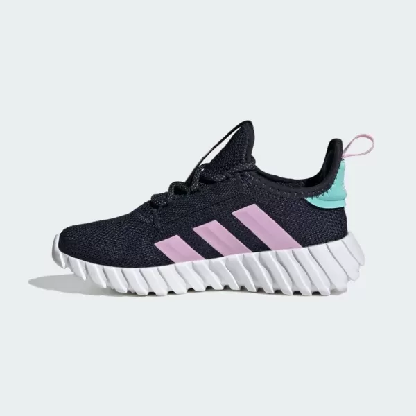 adidas UnisexChild Kaptir 30 Shoes SneakerInkOrchid FusionFlash Aqua