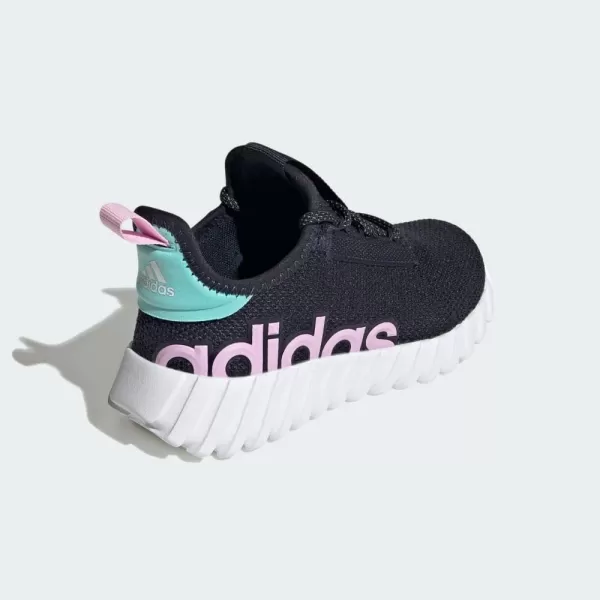 adidas UnisexChild Kaptir 30 Shoes SneakerInkOrchid FusionFlash Aqua