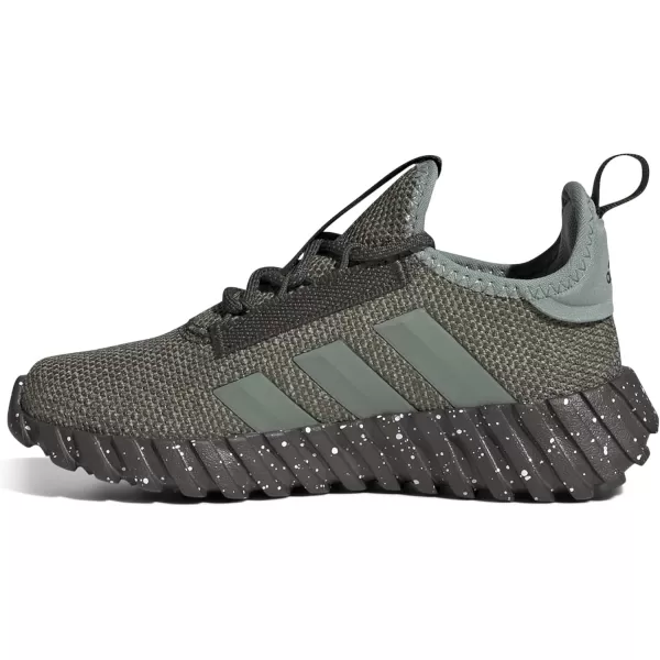 adidas UnisexChild Kaptir 30 Shoes SneakerShadow OliveSilver GreenWhite