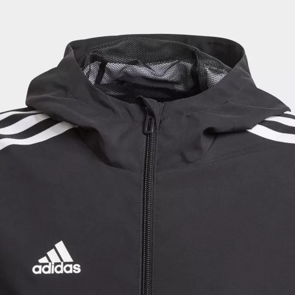 adidas UnisexChild Tiro 21 WindbreakerBlack