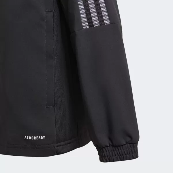 adidas UnisexChild Tiro 21 WindbreakerBlack