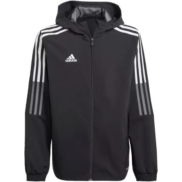 adidas UnisexChild Tiro 21 WindbreakerBlack