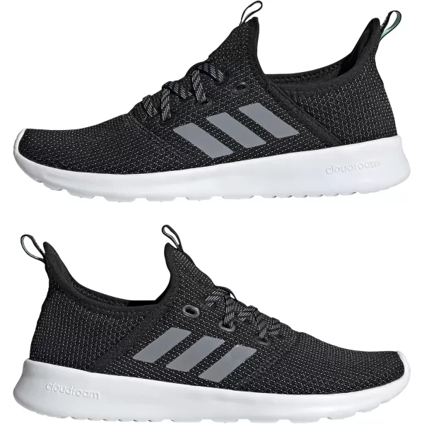 adidas Womens Cloudfoam PureBlackGreyGrey