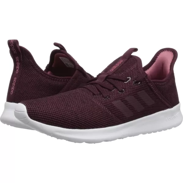 adidas Womens Cloudfoam PureMaroonMaroonTrace Maroon