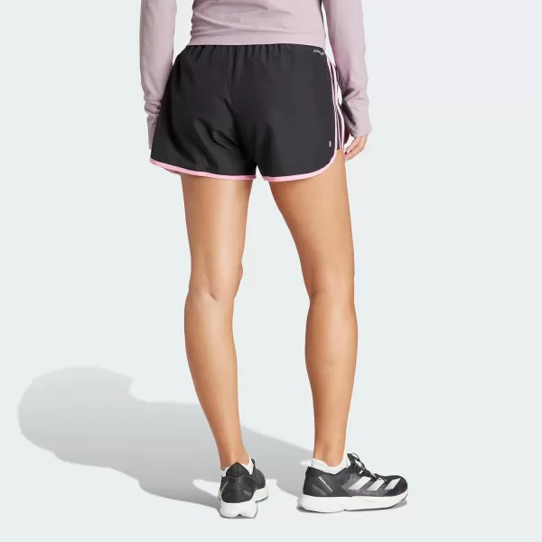 adidas Womens Marathon 20 ShortsBlackBliss Pink