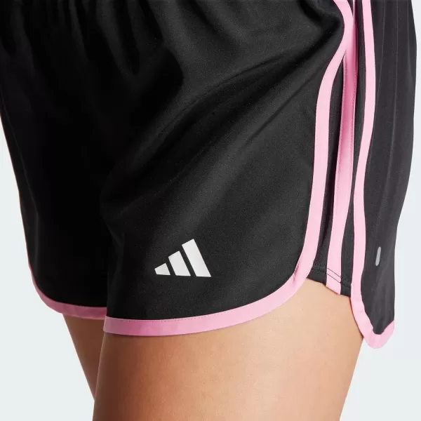 adidas Womens Marathon 20 ShortsBlackBliss Pink