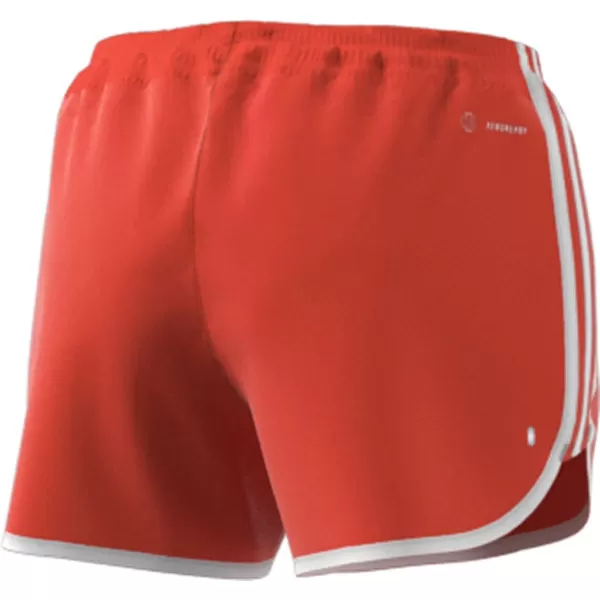 adidas Womens Marathon 20 ShortsPreloved RedWhite