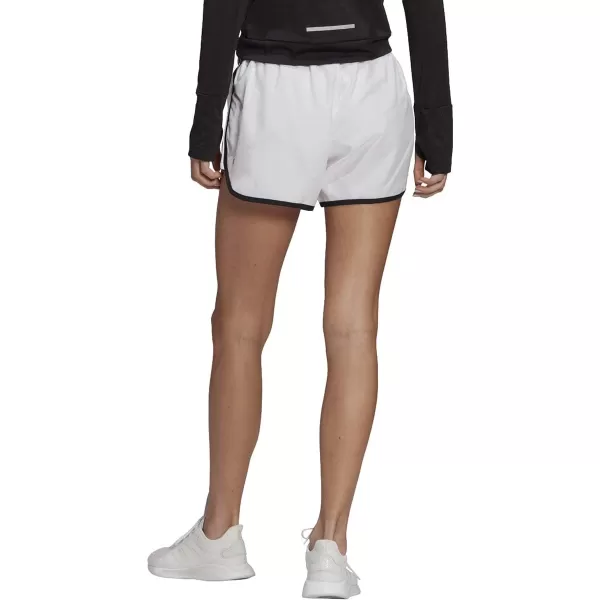 adidas Womens Marathon 20 ShortsWhiteBlack