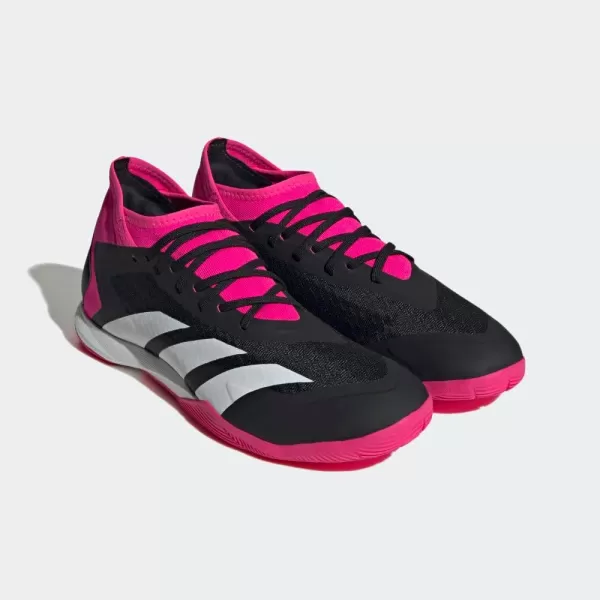 adidas unisexadult Accuracy3 Low Firm GroundBlackWhiteTeam Shock Pink 2