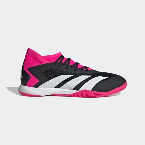 adidas unisexadult Accuracy3 Low Firm GroundBlackWhiteTeam Shock Pink 2