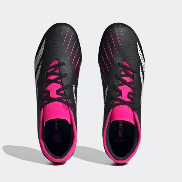 adidas unisexadult Accuracy3 Low Firm GroundBlackWhiteTeam Shock Pink