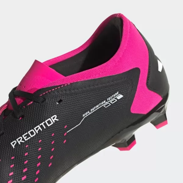 adidas unisexadult Accuracy3 Low Firm GroundBlackWhiteTeam Shock Pink