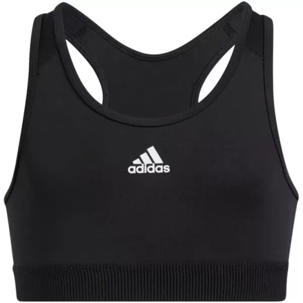 adidas Girls Aeroready Techfit Sports BraBlack