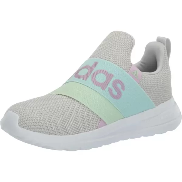 adidas Kids Lite Racer Adapt 60 ShoeGreyBliss LilacSemi Flash Aqua