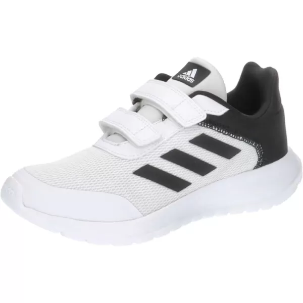 adidas Kids Tensaur Run ShoeFtwr White Core Black Core Black Strap