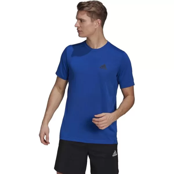 adidas Mens Aeroready Designed 2 Move Feelready Sport TeeRoyal Blue  Black