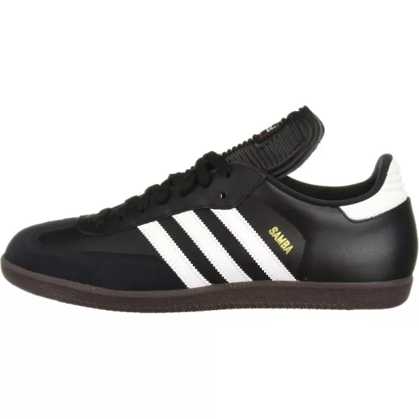 adidas Mens Samba Classic Soccer ShoeBlackWhiteBlack