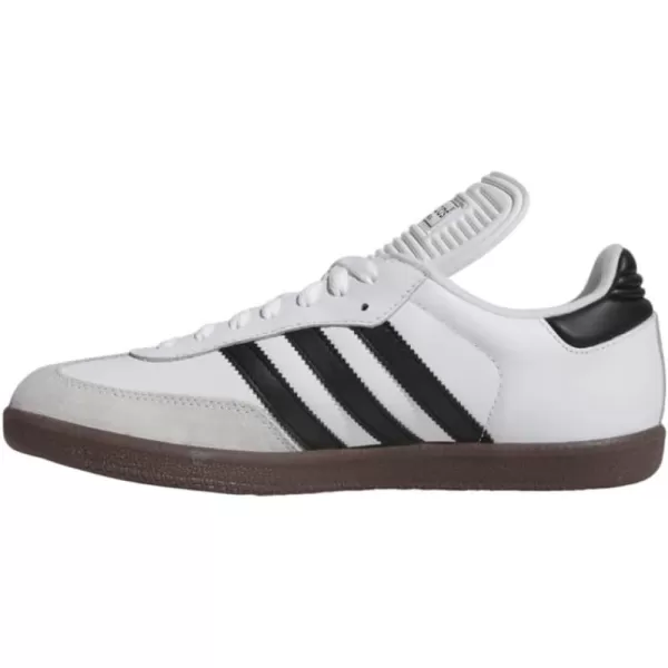 adidas Mens Samba Classic Soccer ShoeWhiteBlackWhite