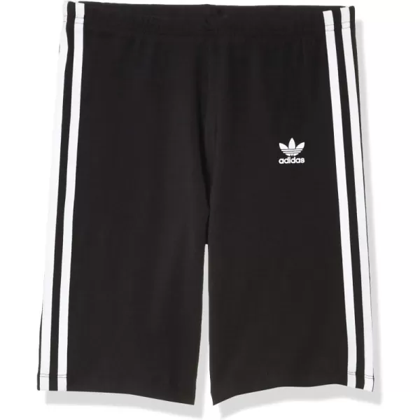 imageadidas Originals Kids Cycling ShortsBlackWhite