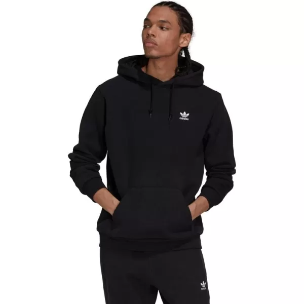 imageadidas Originals Mens Adicolor Essentials Trefoil HoodieBlack