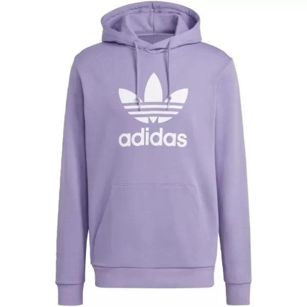 imageadidas Originals Mens Adicolor Essentials Trefoil HoodieMagic Lilac