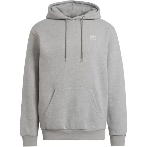 imageadidas Originals Mens Adicolor Essentials Trefoil HoodieMedium Grey Heather