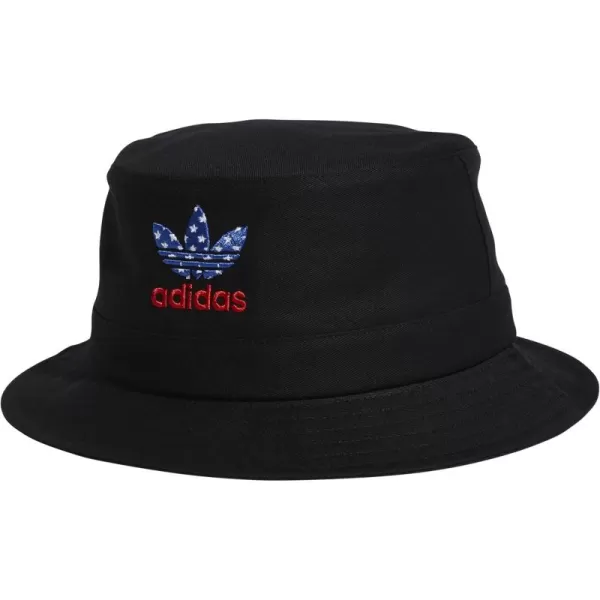 imageadidas Originals Unisex Adult Washed Bucket HatBlack