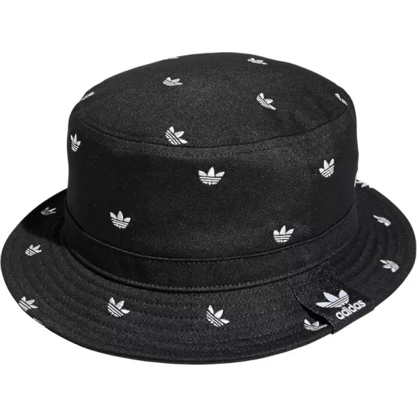 imageadidas Originals Unisex Adult Washed Bucket HatBlackWhiteAop